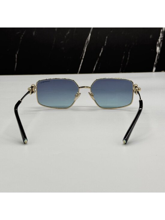 Tiffany & Co TF3111 62029S Blue Gold Women Sunglasses Authentic NEW